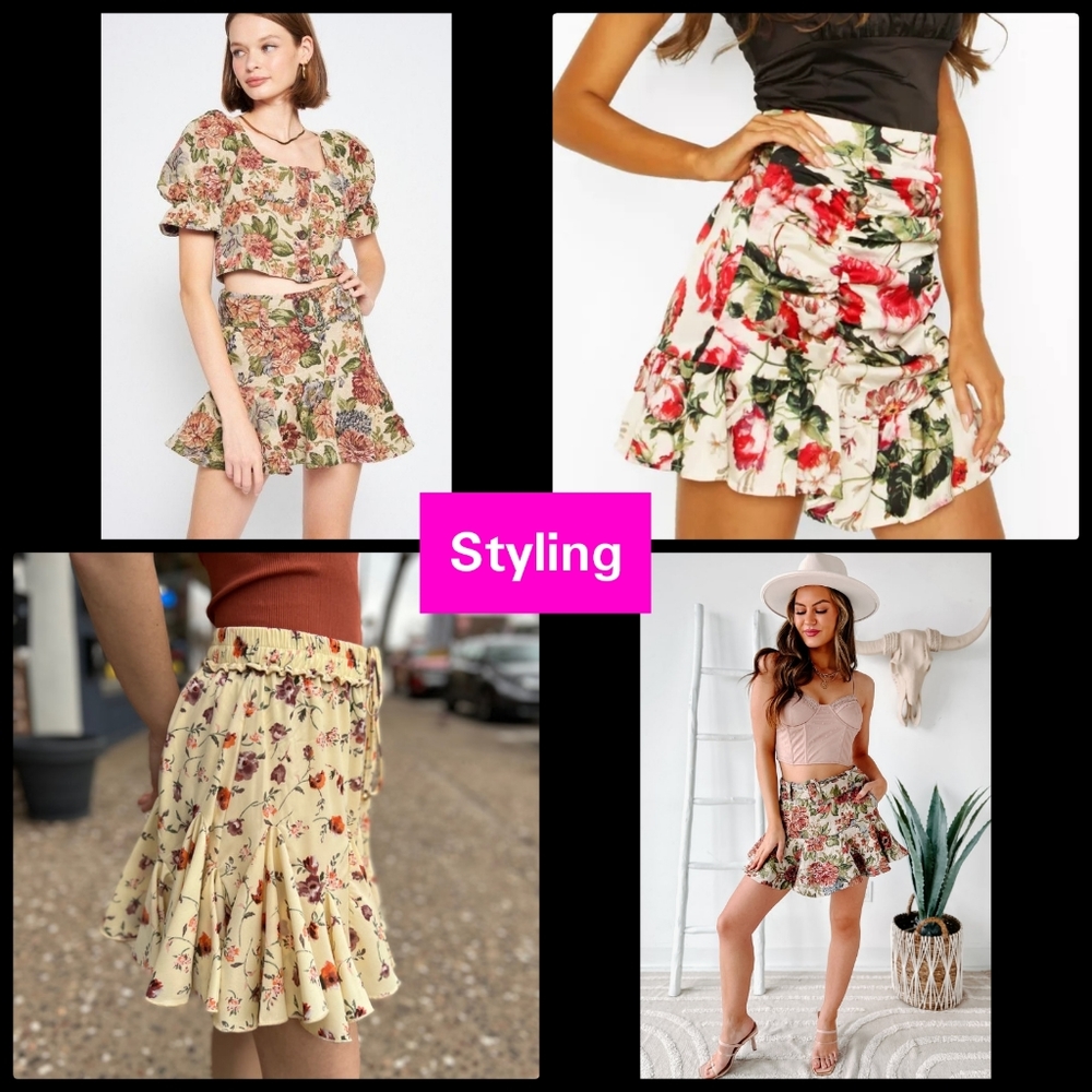 Ann Taylor Petites Floral Printed Skirt - Picture 5 of 5